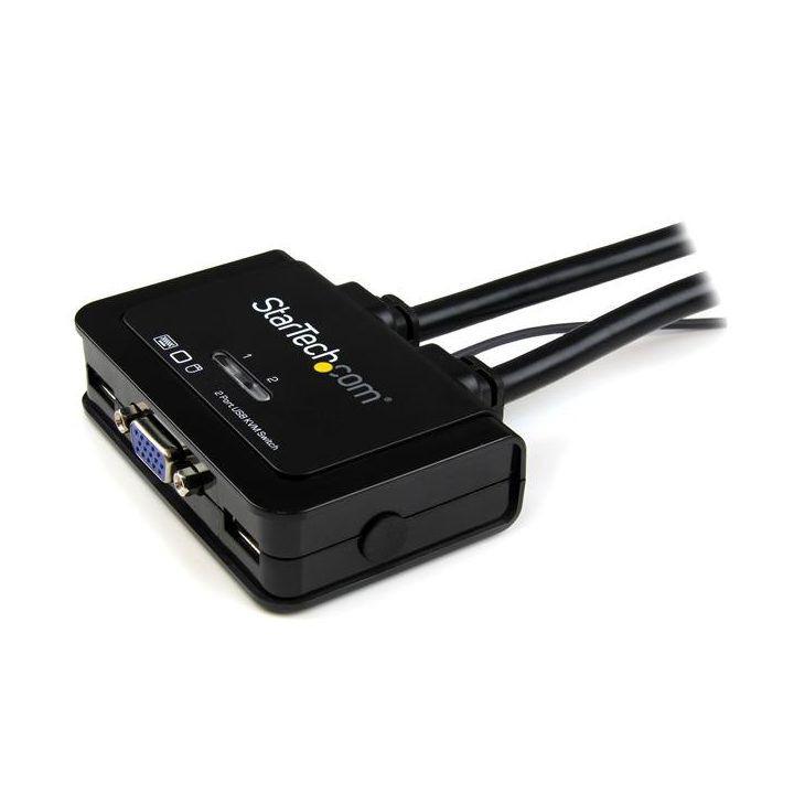 StarTech.com 2-Port VGA USB KVM Switch Cable with USB Power and…