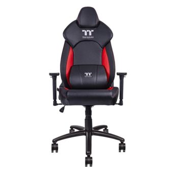 Thermaltake GGC-VCO-BRLWDS-01 Gaming Chair, Padded Seat, Black, Red