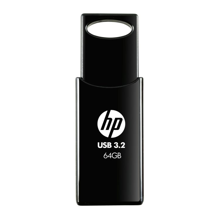 HP 712w 64 GB USB Flash Drive USB Type-A 3.2 Gen 1 (3.1 Gen 1) Black