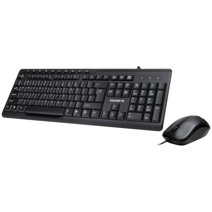 GIGABYTE KM6300 Keyboard Mouse Included Home USB QWERTY Spanish Black