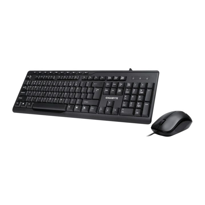 GIGABYTE KM6300 Keyboard Mouse Included Home USB QWERTY Spanish Black