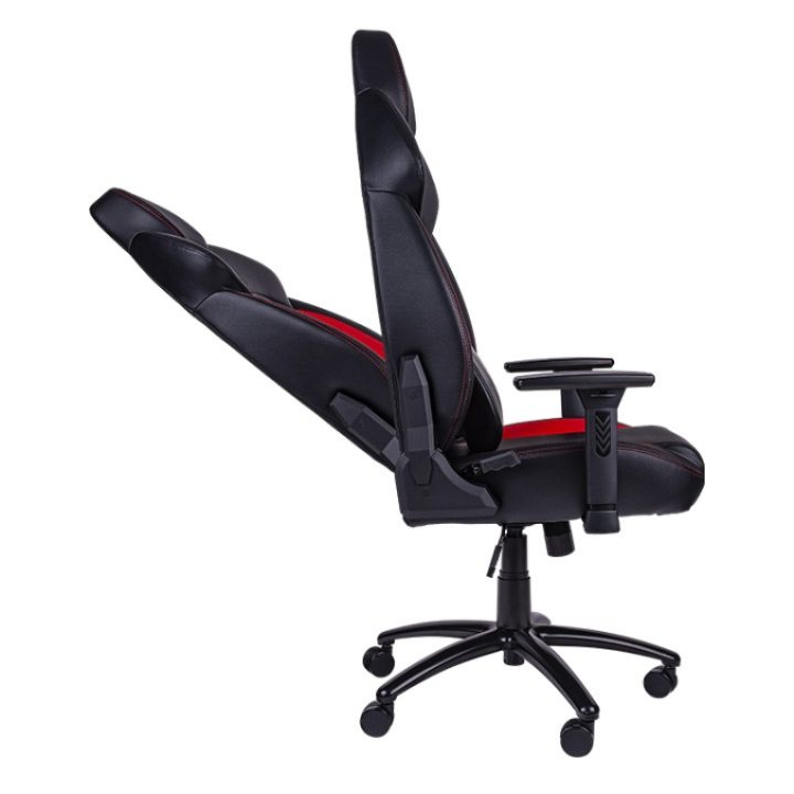 Thermaltake GGC-VCO-BRLWDS-01 Gaming Chair, Padded Seat, Black, Red