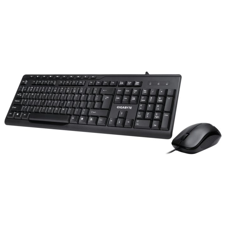 GIGABYTE KM6300 Keyboard Mouse Included Home USB QWERTY Spanish Black