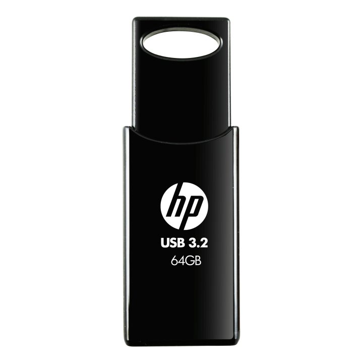 HP 712w 64 GB USB Flash Drive USB Type-A 3.2 Gen 1 (3.1 Gen 1) Black