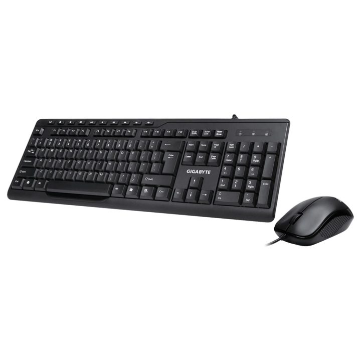 GIGABYTE KM6300 Keyboard Mouse Included Home USB QWERTY Spanish Black