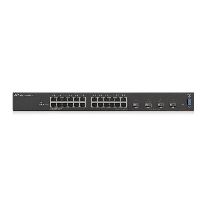 Zyxel XGS2210-28 Gerido L2 Gigabit Ethernet (10/100/1000) 1U Preto