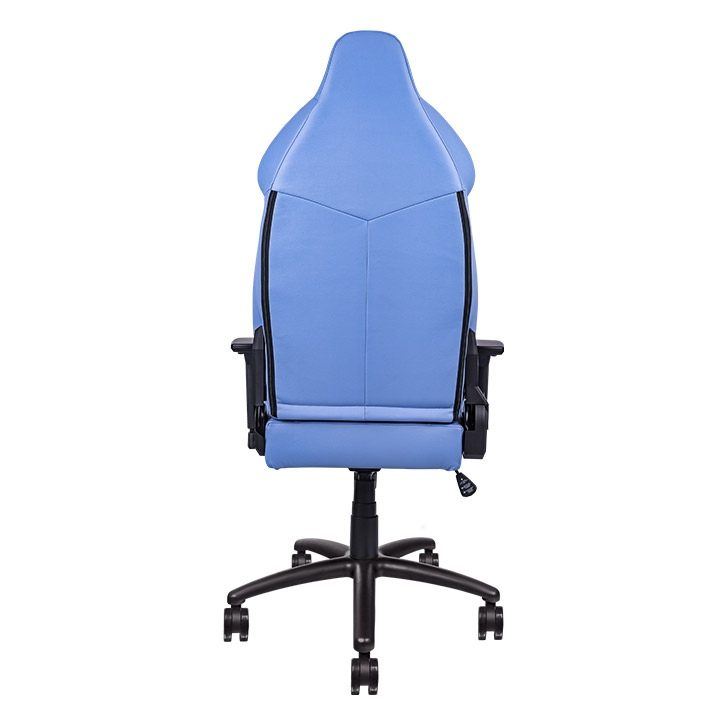 Thermaltake GGC-VCO-LWLWDS-01 Gaming Chair, Padded Seat, Blue, White