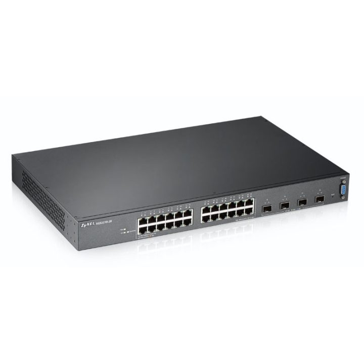 Zyxel XGS2210-28 Managed L2 Gigabit Ethernet (10/100/1000) 1U Black