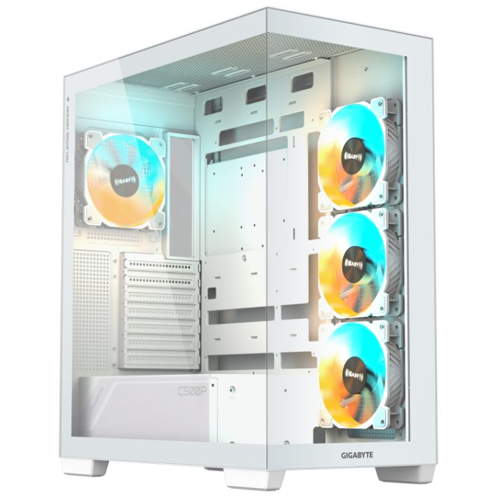 GIGABYTE C500 PANORAMIC STEALTH Midi Tower White