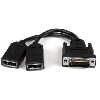 StarTech.com Cable Adaptador de 20cm DMS-59 a 2x DisplayPort - Vídeo…