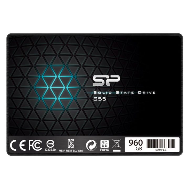 Silicon Power SP S55 SSD 960GB 2.5" 7mm Sata3 (SP960GBSS3S55S25)