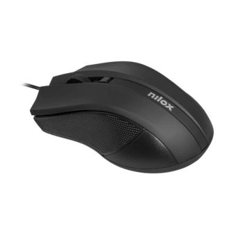 Nilox USB Optical Mouse 1600 DPI - Black