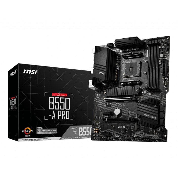 MSI B550-A PRO AMD B550 Motherboard AM4 Socket ATX