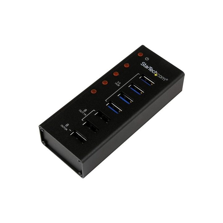 StarTech.com Hub Concentrador USB 3.0 (5Gbps) de 4 Portas e 3 Portas…