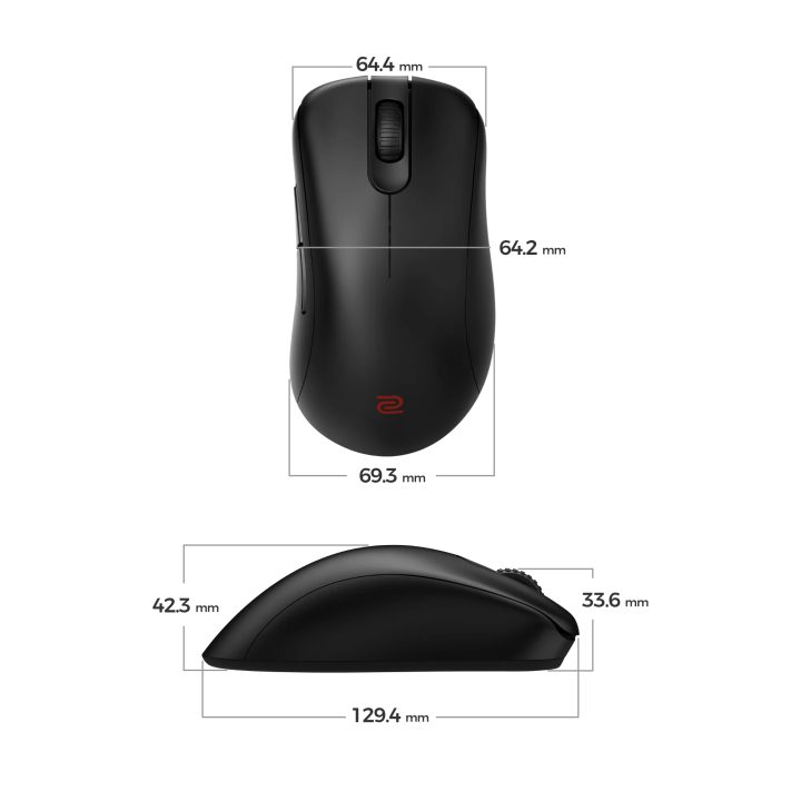 ZOWIE EC1-DW Right-Handed Gaming Mouse USB Type-A Optical 3200 DPI