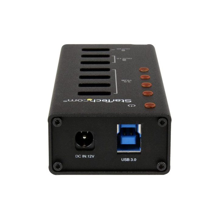 StarTech.com 4-Port USB 3.0 (5Gbps) Hub and 3-Port USB Charging Hub…