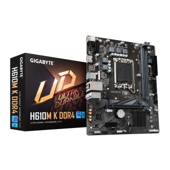 GIGABYTE H610M K DDR4 Motherboard - Compatible with Intel Core 14th…