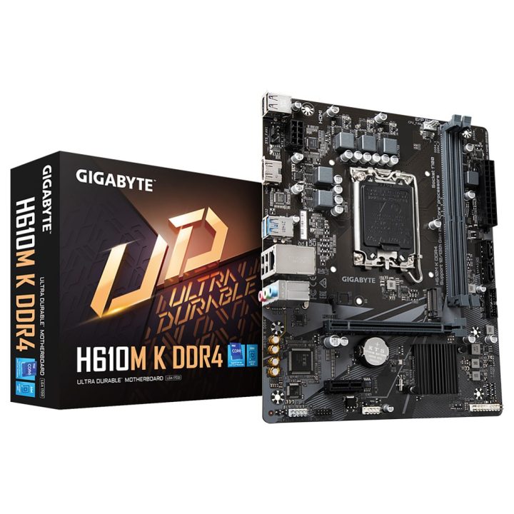 GIGABYTE H610M K DDR4 Motherboard - Compatível com processadores…