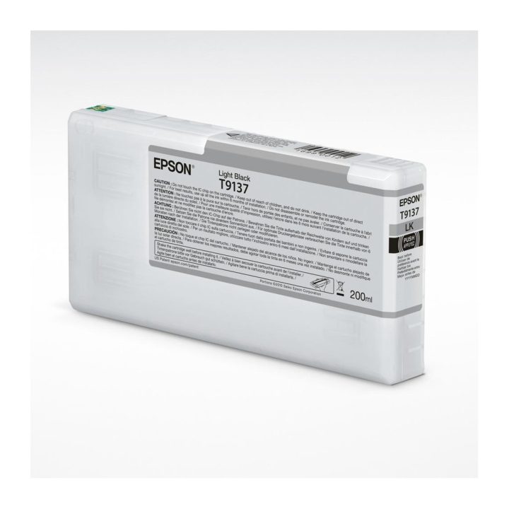 Epson T9137 Light Black Ink Cartridge (200ml)