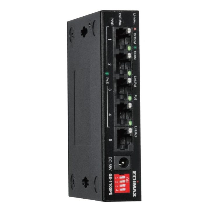 Edimax GS-1105PE Switch 5xGbE (4PoE+) LR
