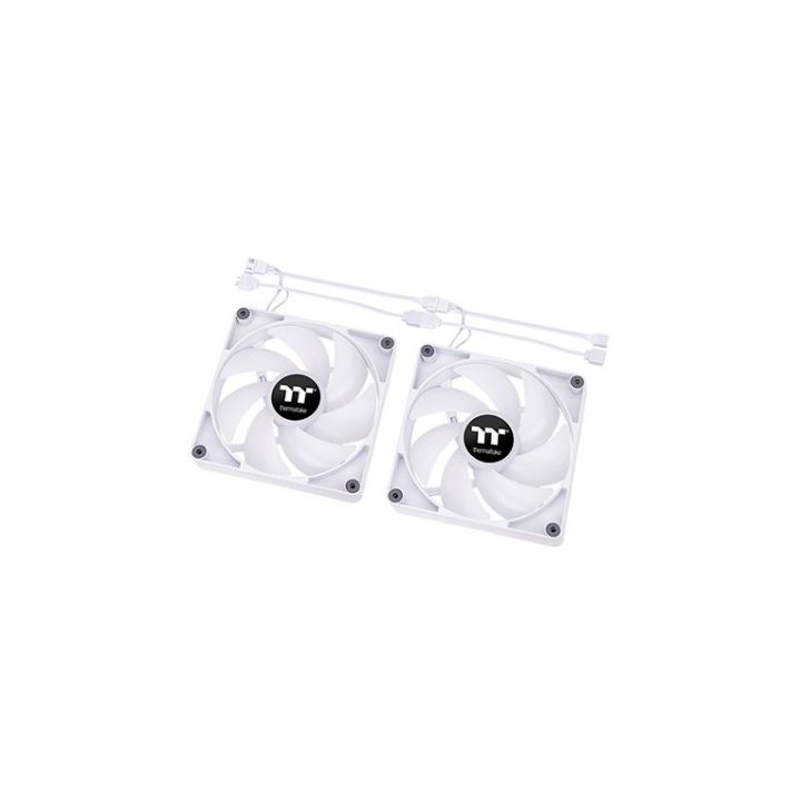 Thermaltake TT CT140 ARGB Sync PC Case Fan White 2 piece(s)…