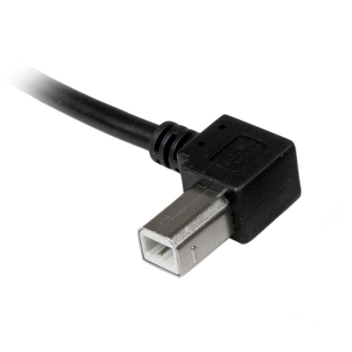 StarTech.com 3m USB Printer Adapter Cable - Right-Angle - 1x USB A…