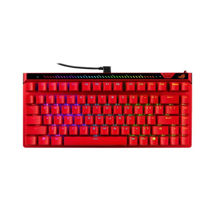 Teclado gaming ASUS ROG falchion ace 75 he rojo (90MP047H-BKUA60) ·…