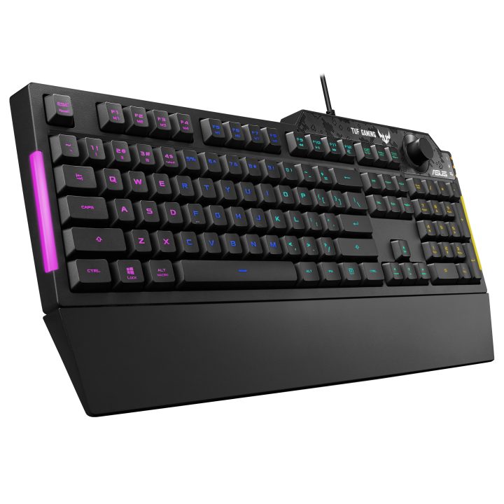 ASUS TUF Gaming K1 Gaming Keyboard USB English, Spanish Black