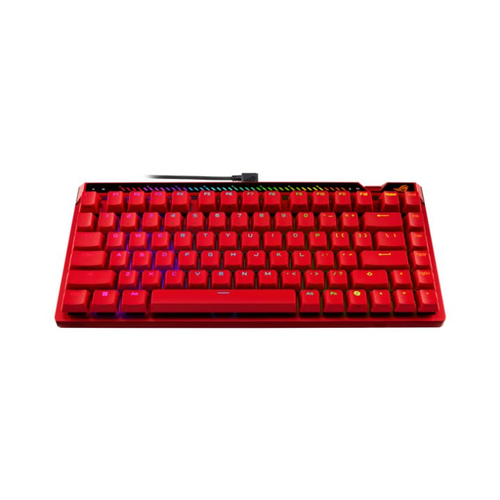 Teclado gaming ASUS ROG falchion ace 75 he rojo (90MP047H-BKUA60) ·…