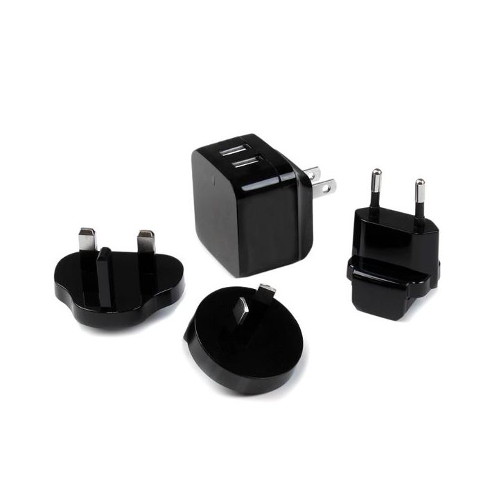 StarTech.com 2-Port USB Wall Charger for Tablets Smartphones - High…