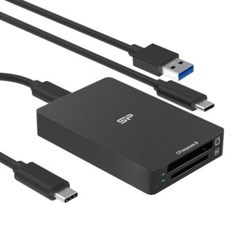 Silicon Power SP USB-C Card Reader SD CreatePro BS10…