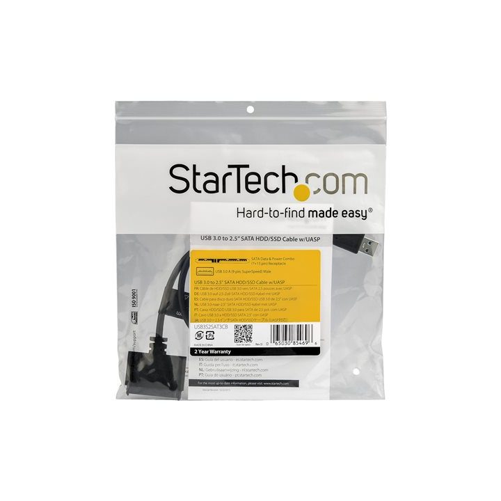 StarTech.com Cabo SATA a USB - Adaptador de Disco Rígido USB 3.0 a…