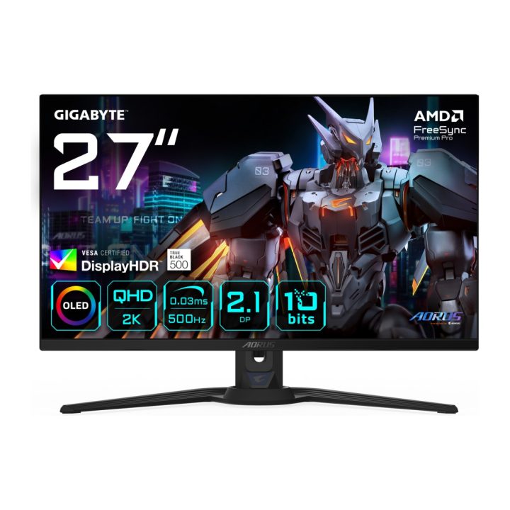 Gigabyte AORUS FO27Q5P 27" QHD 500 Hz OLED