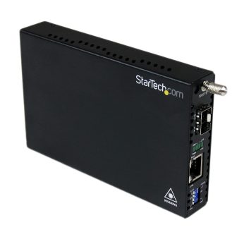 StarTech.com Conversor de Meios Gigabit Ethernet UTP RJ45 para Fibra…