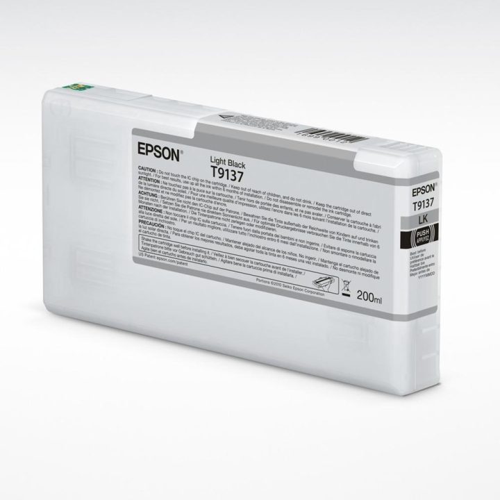 Epson T9137 Light Black Ink Cartridge (200ml)
