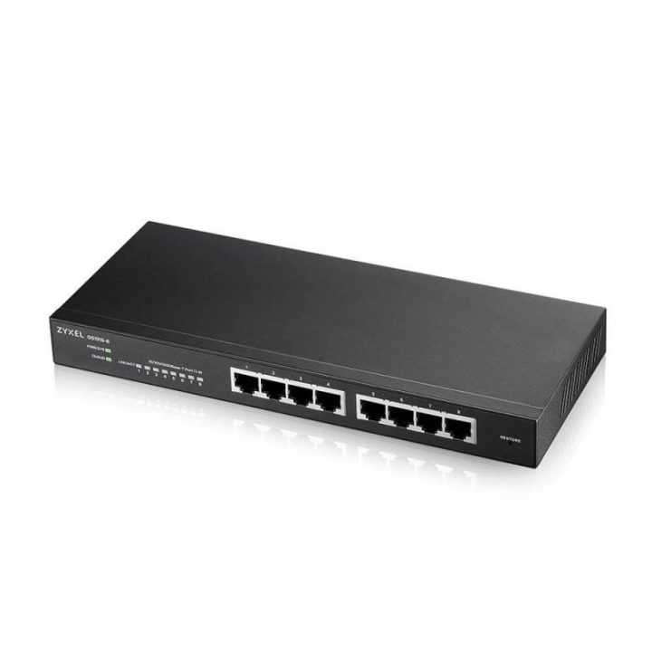 Zyxel GS1915-8 Gerido L2 Gigabit Ethernet (10/100/1000) Preto
