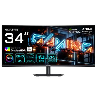 Gigabyte MO34WQC36 34" UWQHD 360 Hz curvo