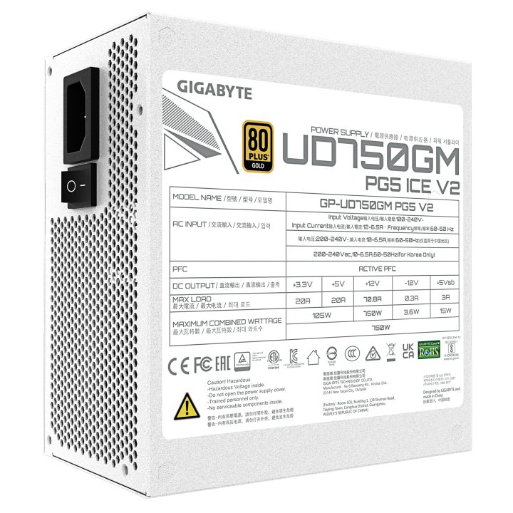GIGABYTE UD750GM PG5 V2 ICE Power Supply