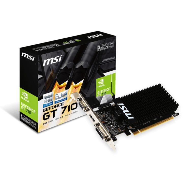 MSI GT 710 2GD3H LP Graphics Card NVIDIA GeForce GT 710 2 GB GDDR3