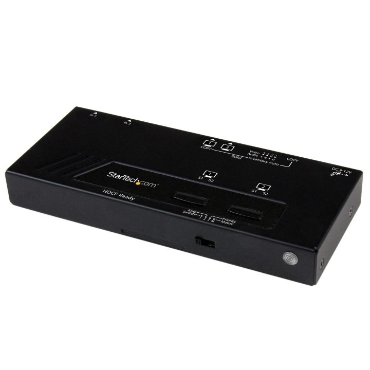 StarTech.com Comutador Matricial HDMI 2x2 com Comutação Automática e…