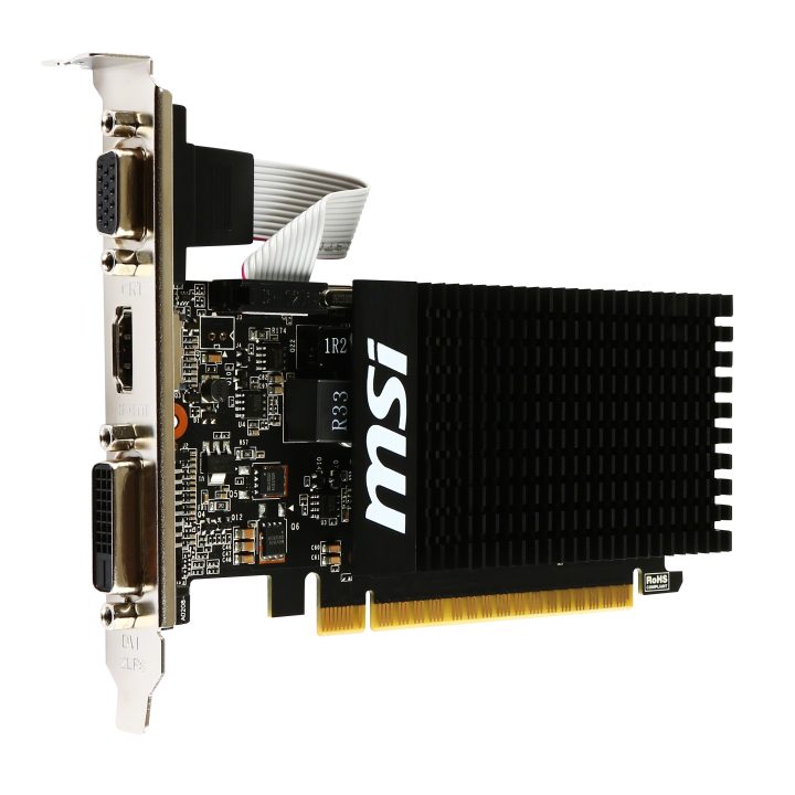 MSI GT 710 2GD3H LP Graphics Card NVIDIA GeForce GT 710 2 GB GDDR3