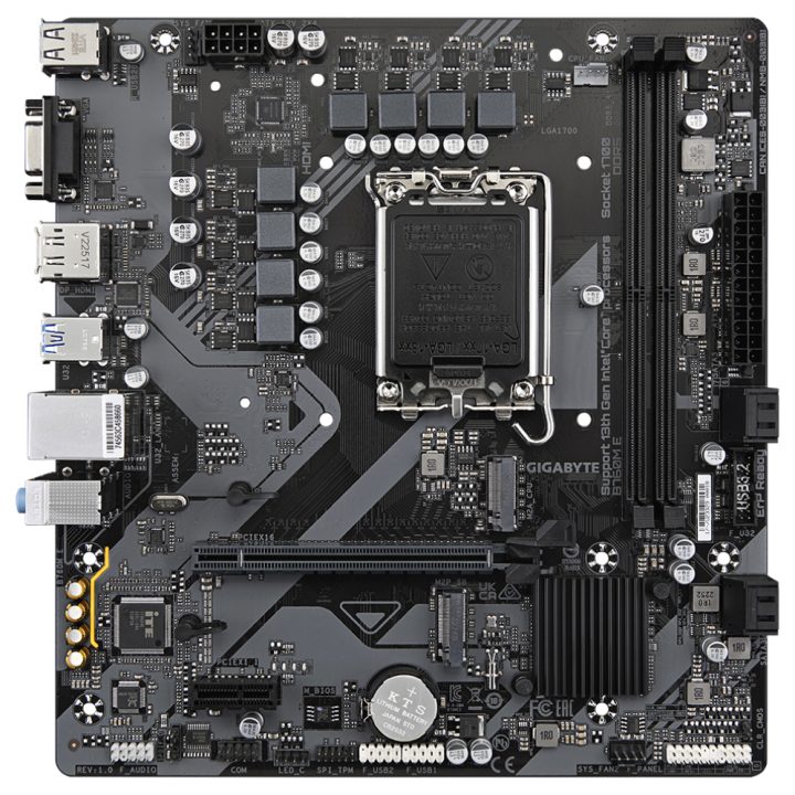 GIGABYTE B760M E Motherboard - Compatível com processadores Intel…