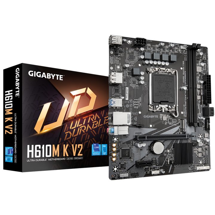GIGABYTE H610M K V2 Motherboard - Processadores Intel Core 14.ª…