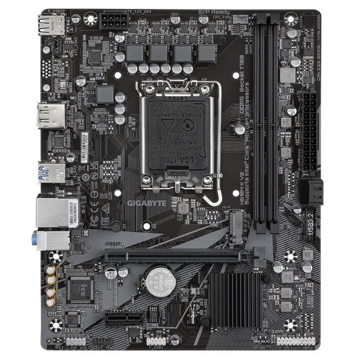 GIGABYTE H610M K V2 Motherboard - Processadores Intel Core 14.ª…
