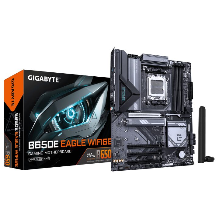 GIGABYTE B650E EAGLE WIFI6E Motherboard - Processadores AMD Ryzen…