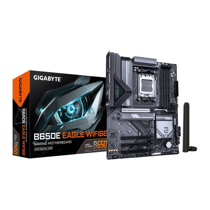 GIGABYTE B650E EAGLE WIFI6E Motherboard - Processadores AMD Ryzen…