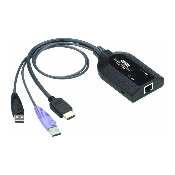 ATEN HDMI USB KVM Adapter with Smart Card Support, Virtual Media, and…