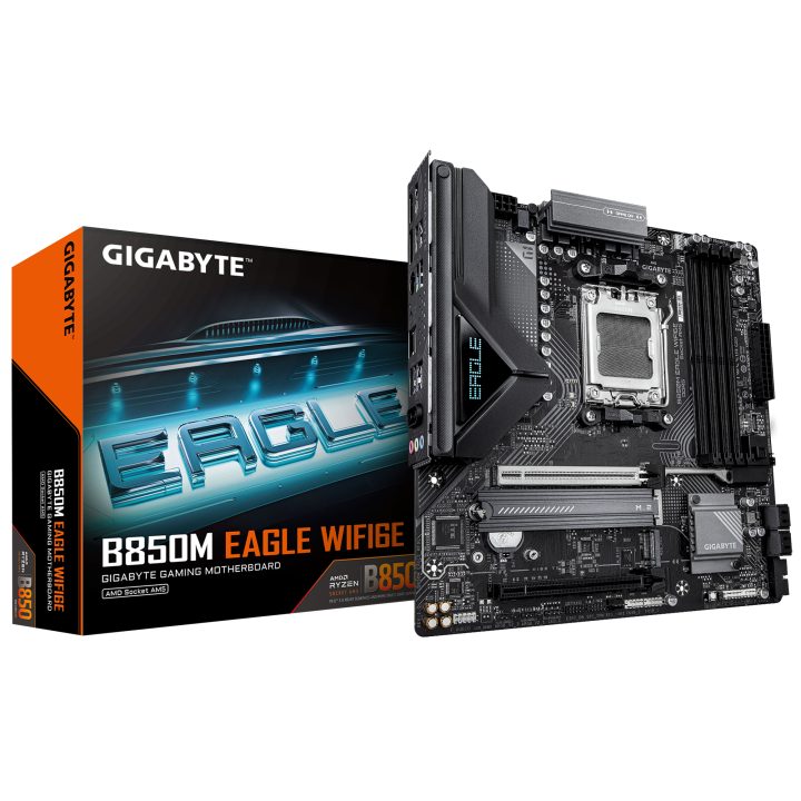 GIGABYTE B850M EAGLE WIFI6E Motherboard - AMD Ryzen 9000 Series…