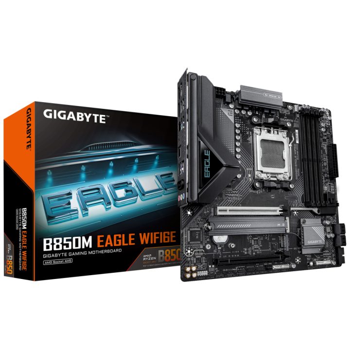 GIGABYTE B850M EAGLE WIFI6E Motherboard - AMD Ryzen 9000 Series…