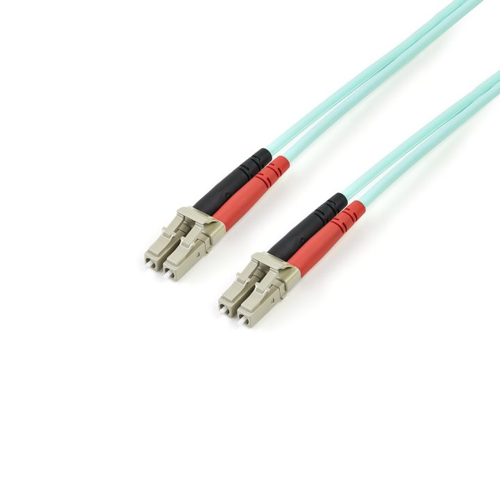 StarTech.com 3m Multimode OM3 Fiber Optic Cable LC to LC UPC - Full…